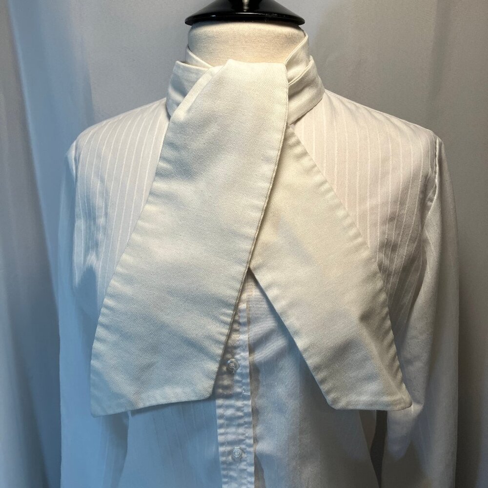 Ladies Riding Shirt with Stock Tie & Vintage Hat    DISCOUNTED SHIPPING